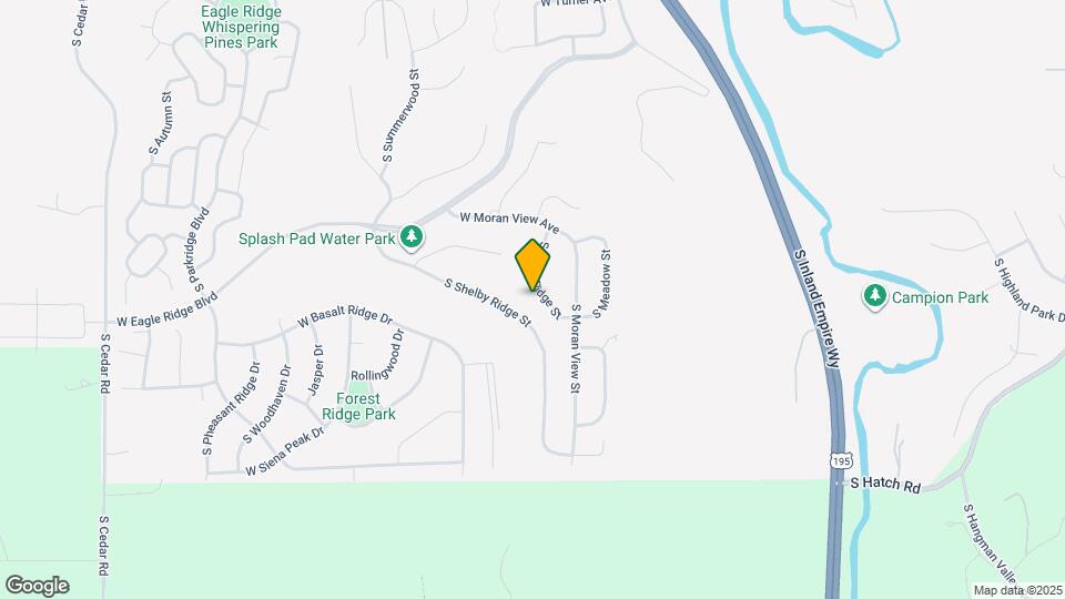 6728 S Moran View St Map and Location Details