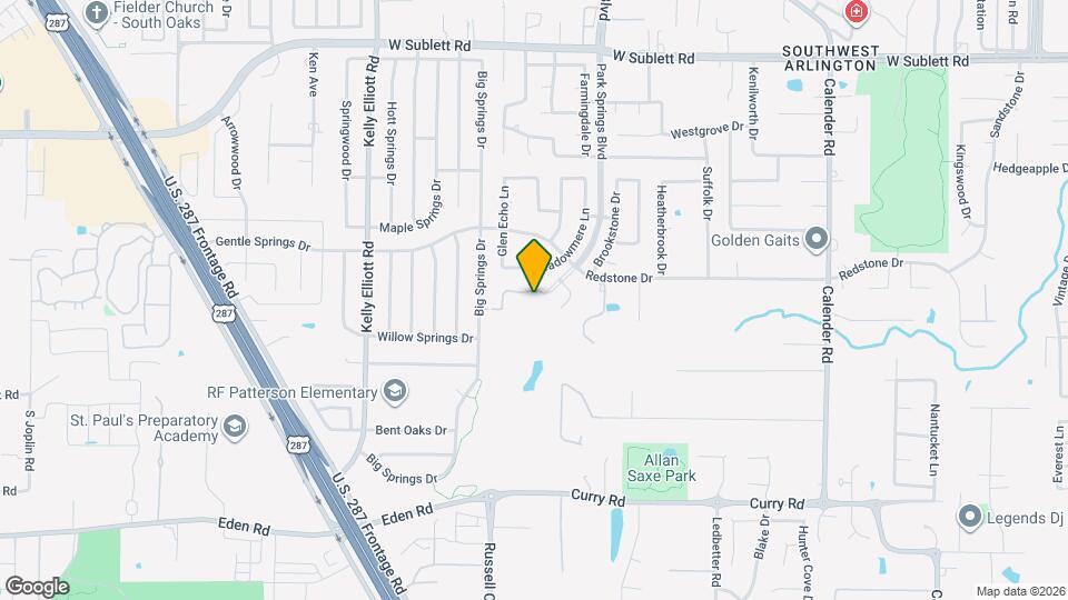 3804 Pine Valley Ln Map and Location Details
