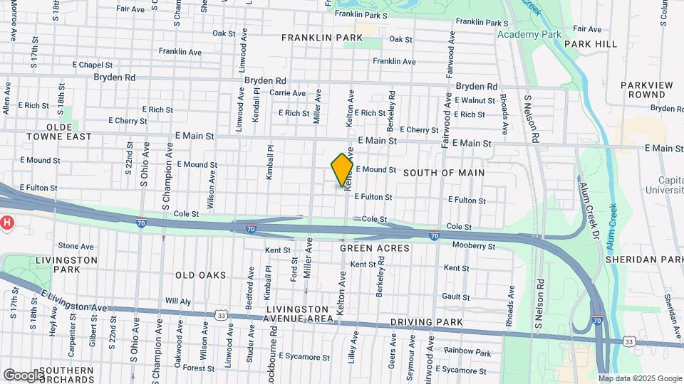 1486 E Fulton St Map and Location Details