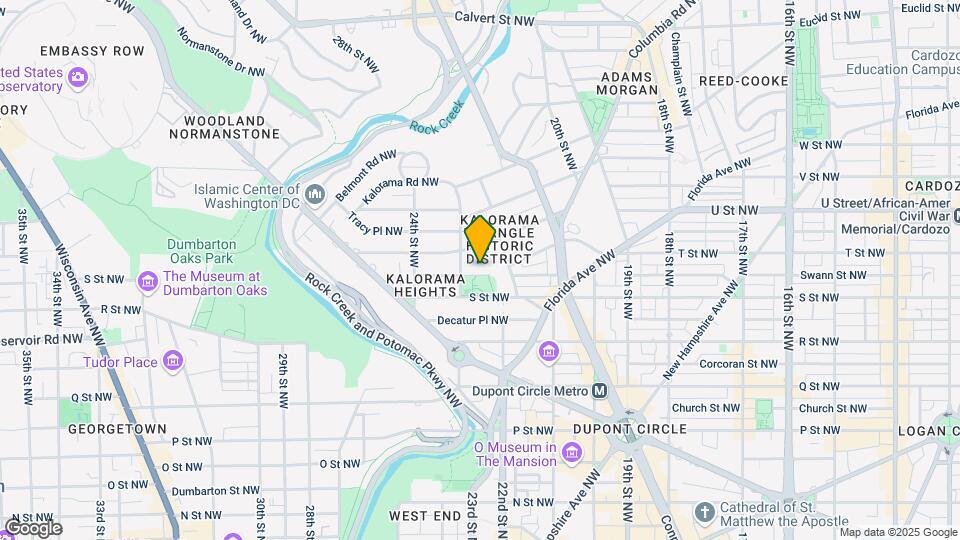 2231 Bancroft Pl NW Map and Location Details