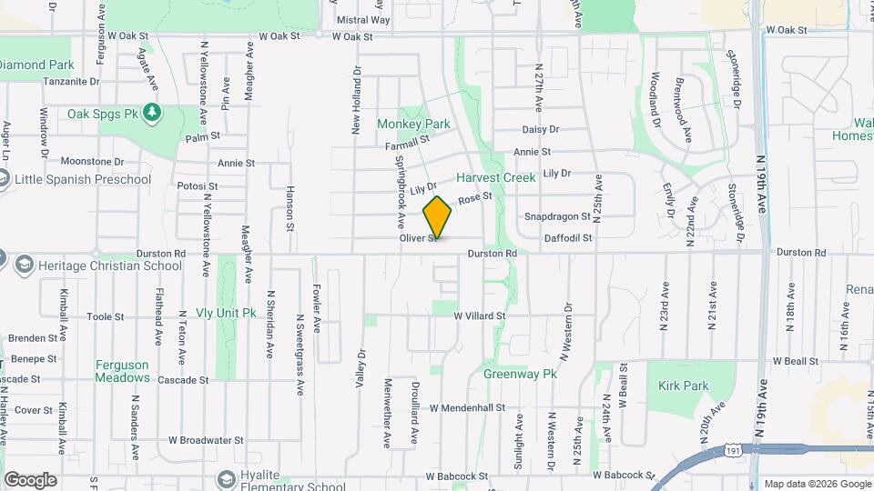 3000 Oliver St Map and Location Details