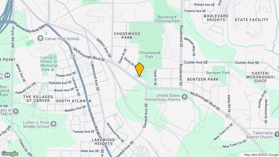 402 McDonough Blvd SE Map and Location Details