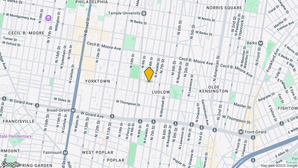 1443 N 8th St Mapa y Detalles de la Ubicación