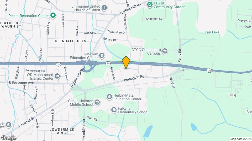 4216 Parker St Map and Location Details