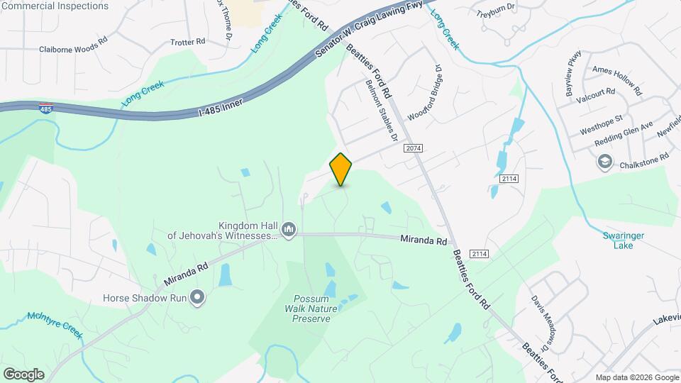 8327 Bearling Wy Map and Location Details