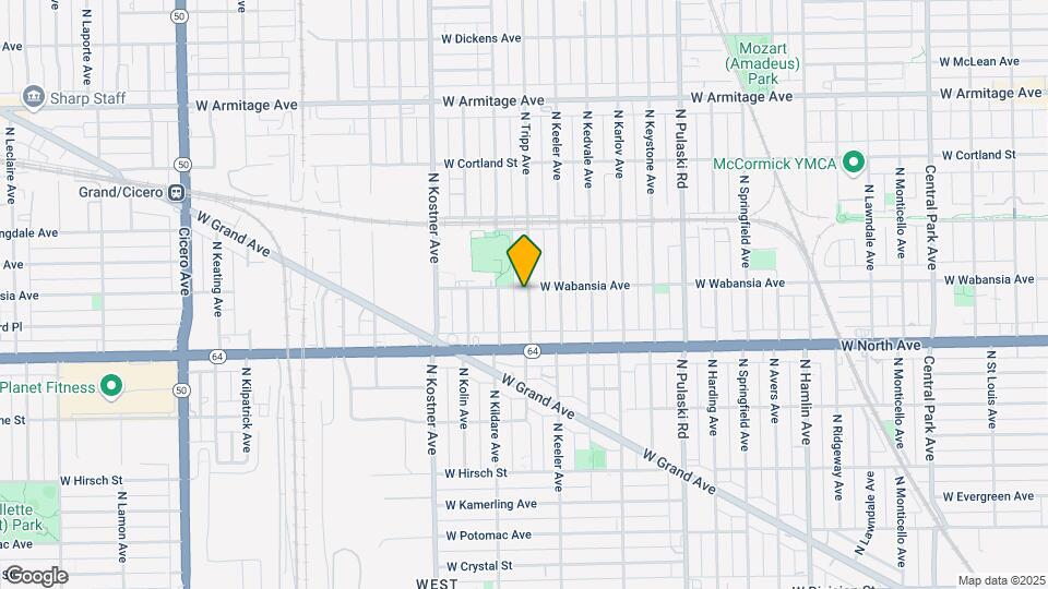 1650 N Tripp Ave Map and Location Details