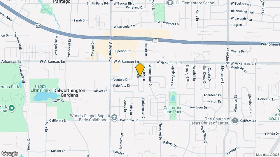 2421 Indigo Ln Map and Location Details