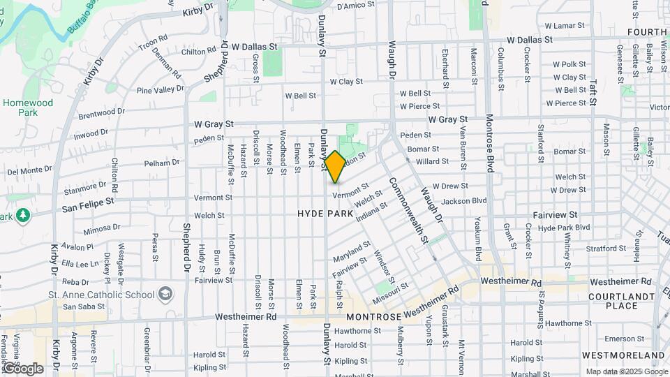 1808 Ridgewood St Map and Location Details