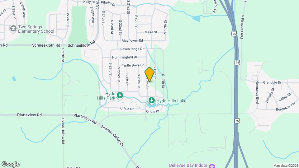 14907 S 19th St Map and Location Details