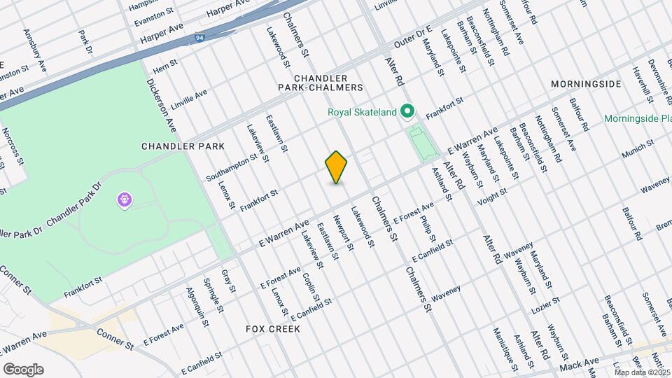 5027 Lakewood Ave Map and Location Details