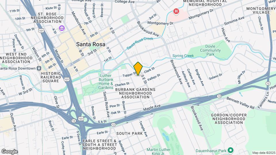 307-311 S E St Mapa y Detalles de la Ubicación