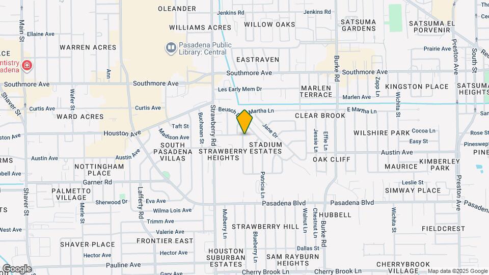 1510 Greenbriar Ave Mapa y Detalles de la Ubicación
