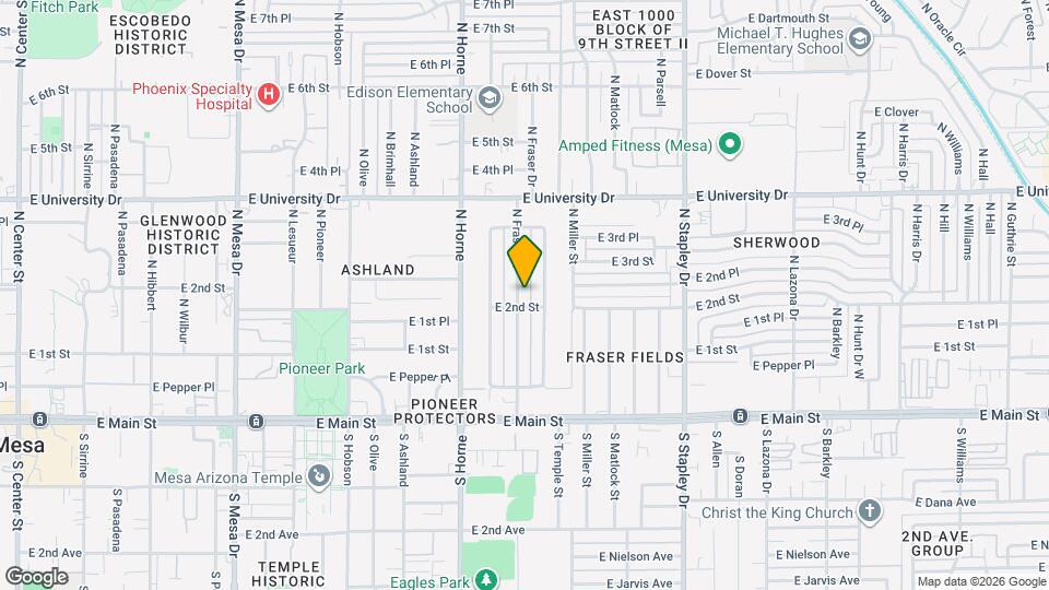 217 N Fraser Dr Map and Location Details