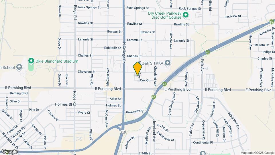 Foxcrest Elderly Housing Map and Location Details