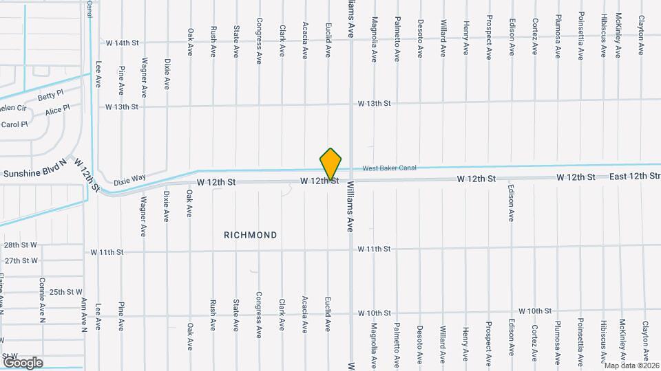 1113-1115-1115 W 12th St Map and Location Details