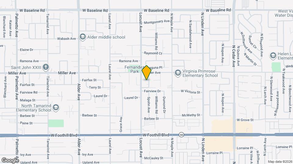 7760 Aspen Ave Map and Location Details