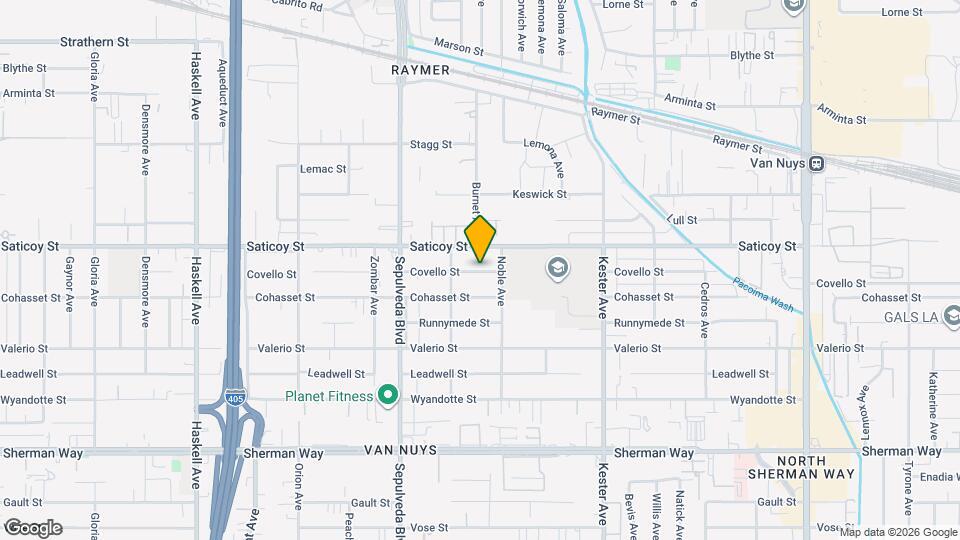 15143 Covello St Map and Location Details