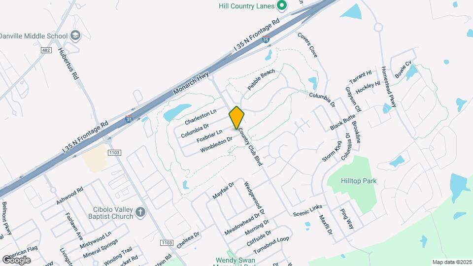 3517 Wimbledon Dr Map and Location Details