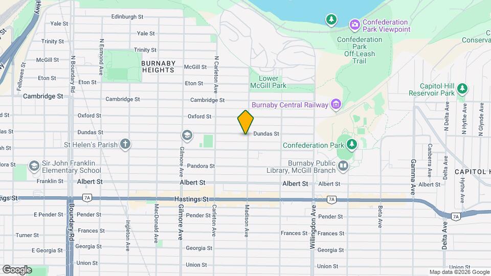 4296 Dundas St Map and Location Details