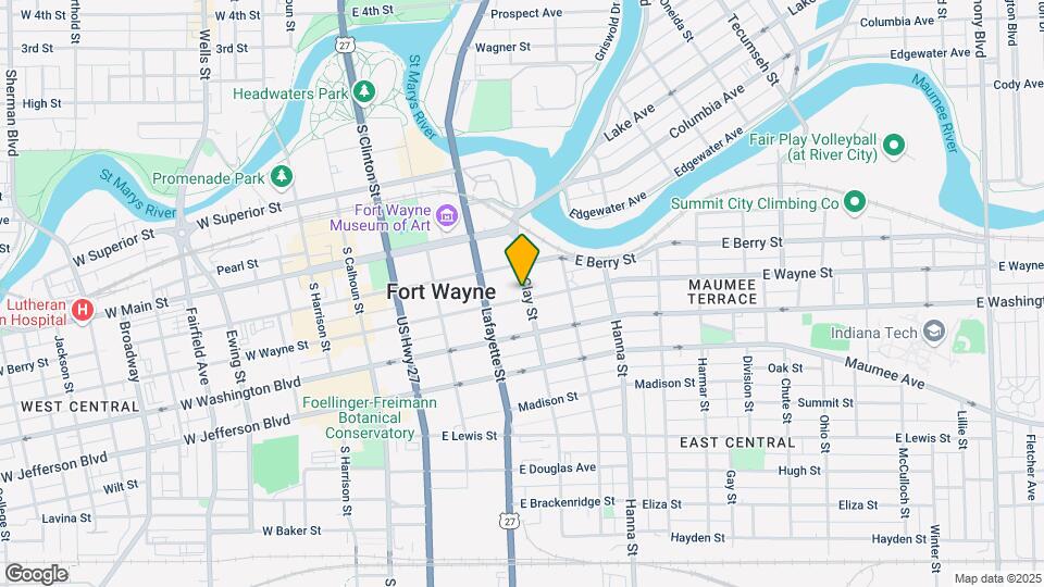 439 E Wayne St Map and Location Details