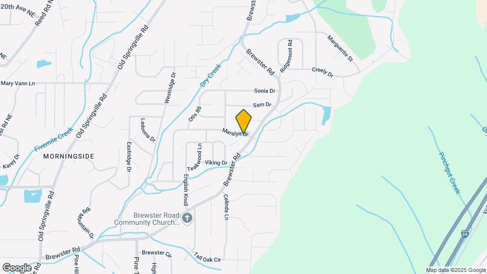 1721 Maralyn Dr Map and Location Details