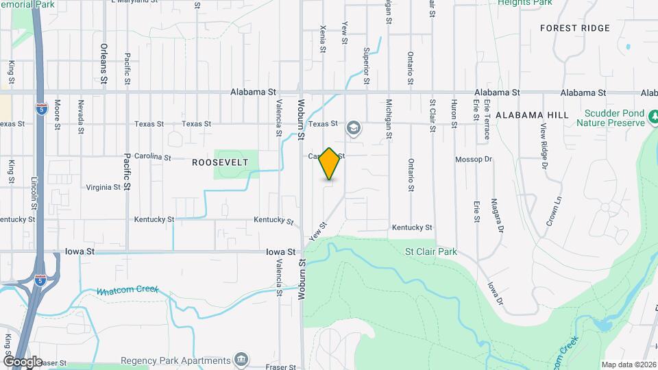 2210 Xenia St, Unit B Map and Location Details