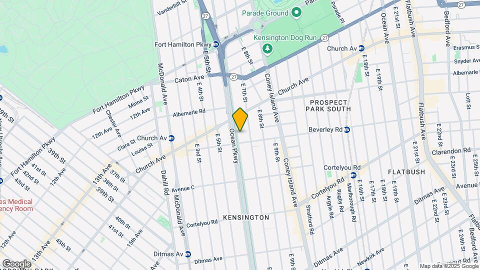 245 Ocean Pkwy Map and Location Details