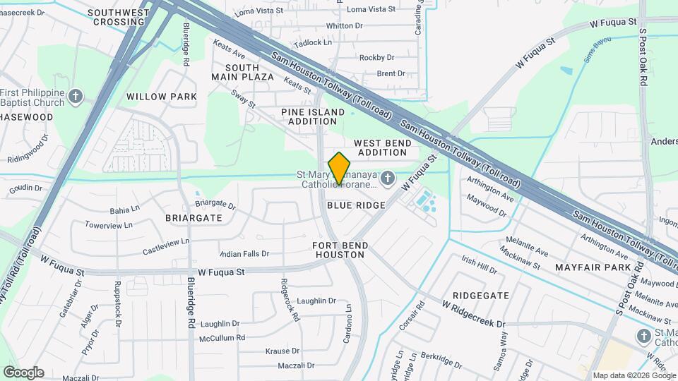 6515 Bazel Brook Dr Map and Location Details