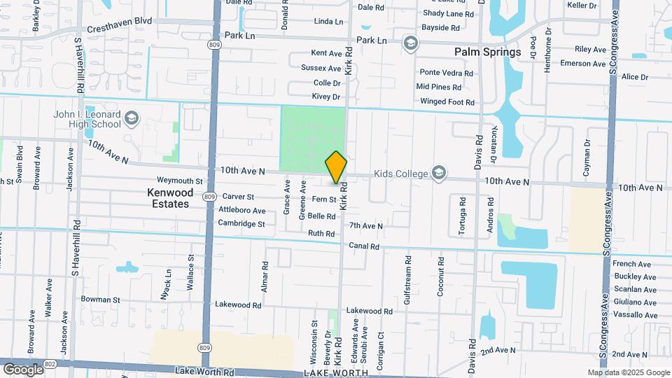 3303 Kirk Rd Map and Location Details