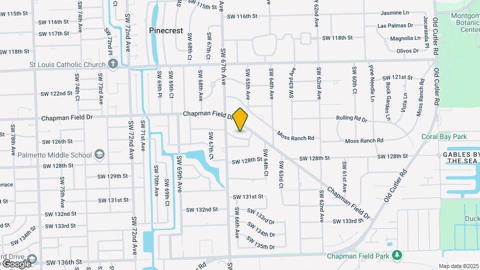 6551 SW 126th St Map and Location Details