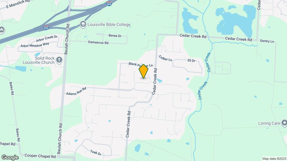 9509 Hunters Trail Ct Map and Location Details