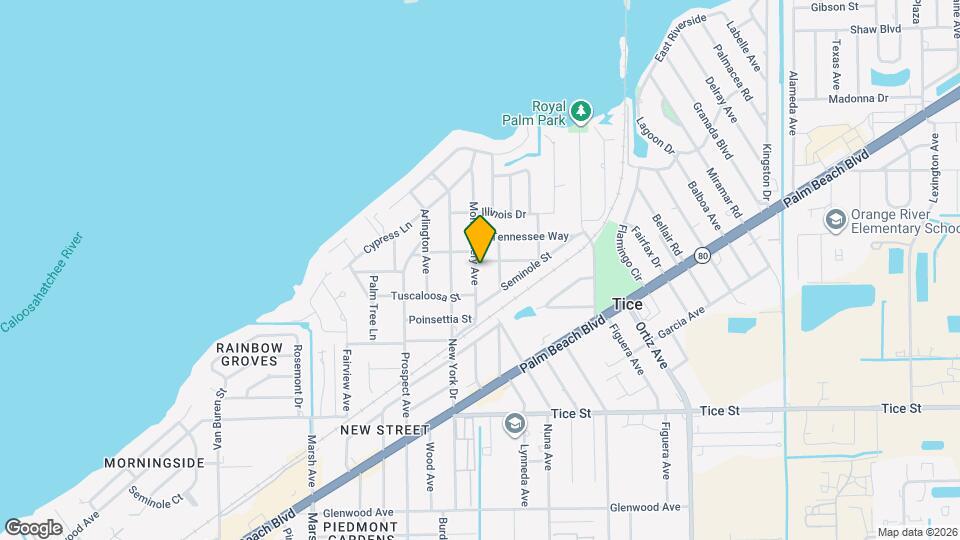 Priced to Rent 3/2 in Fort Myers, Unit 2353 Map and Location Details