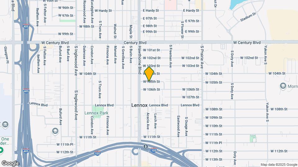 4326 W 105th St Mapa y Detalles de la Ubicación