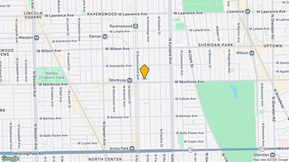 1756 W Montrose Ave, Unit 1 Map and Location Details