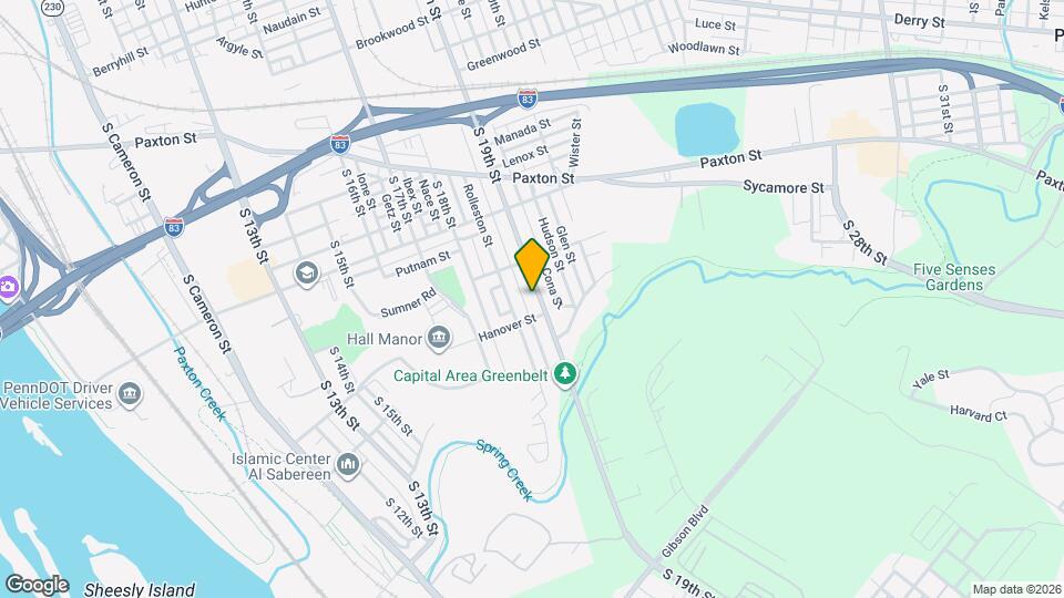 1234 S 19th St Map and Location Details
