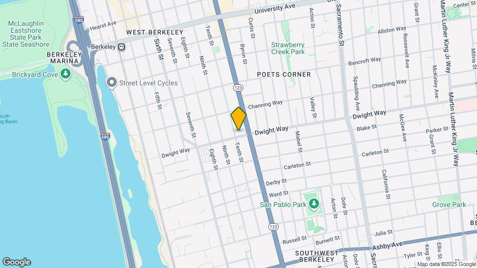 2449 Tenth St Map and Location Details