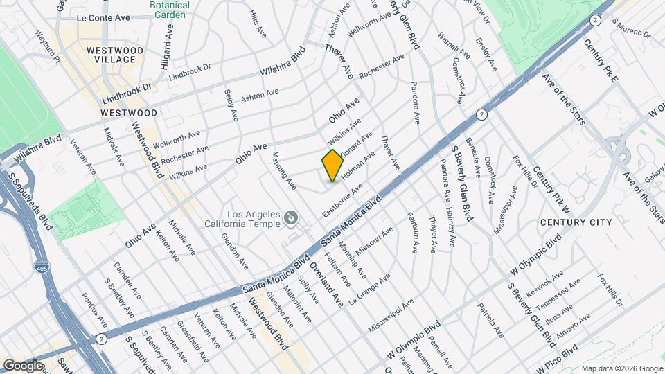 10622 1/2 Holman Ave Map and Location Details