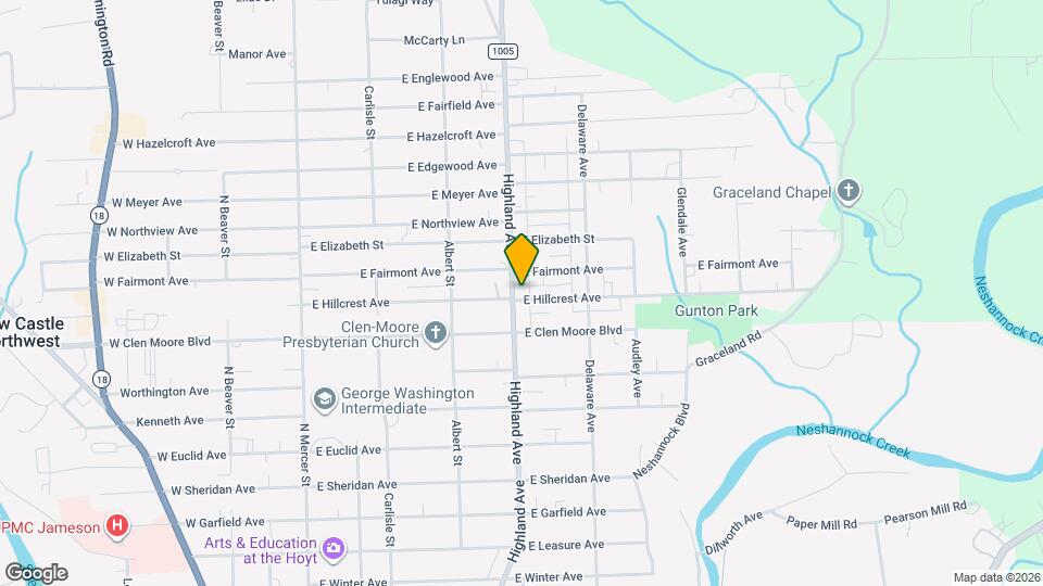 1904 Highland Ave Map and Location Details