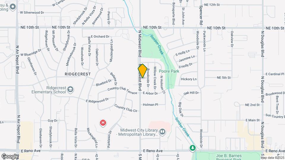 704 N Midwest Blvd Map and Location Details