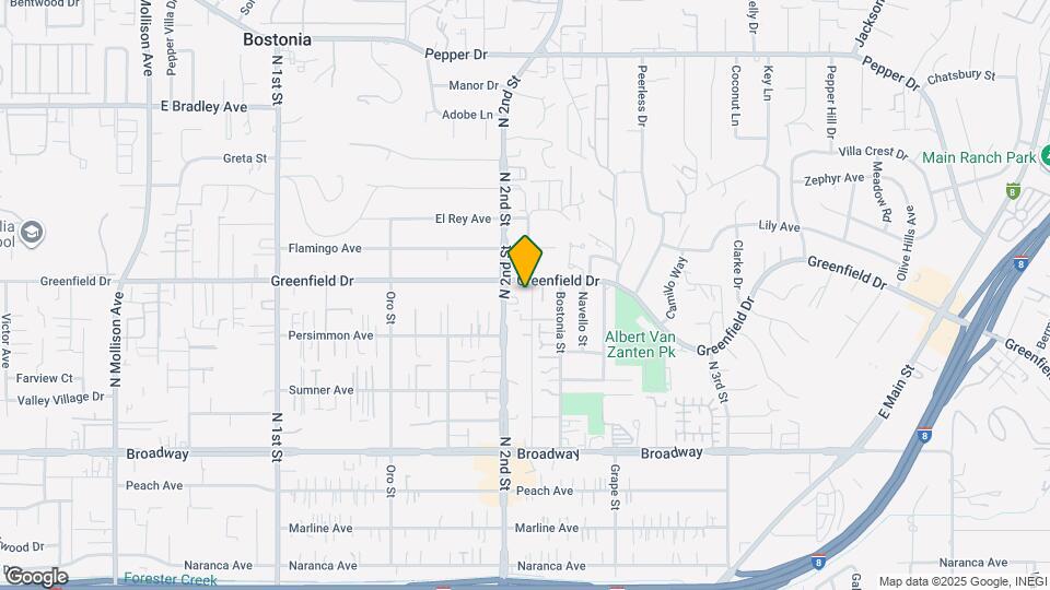 1321 Greenfield Dr Map and Location Details