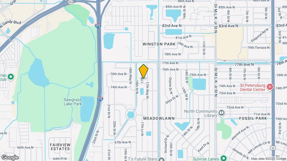 7515 17th Ln N Map and Location Details