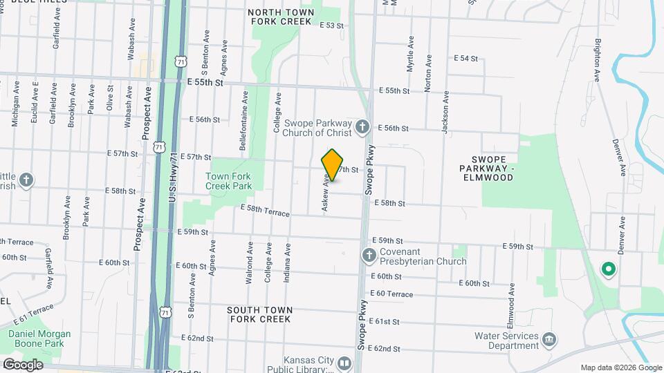 3604 E 58th St Map and Location Details