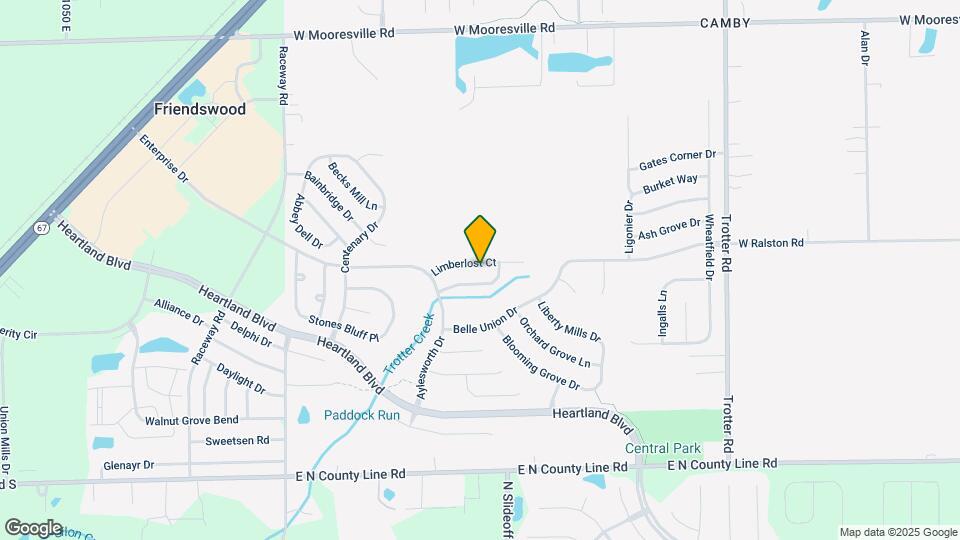8845 Limberlost Ct Map and Location Details