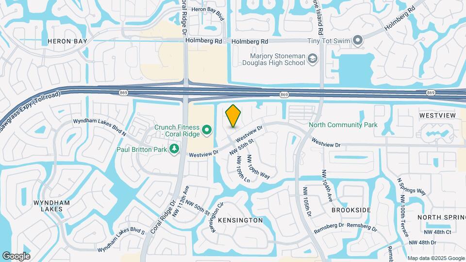 5606 NW 109th Way Map and Location Details