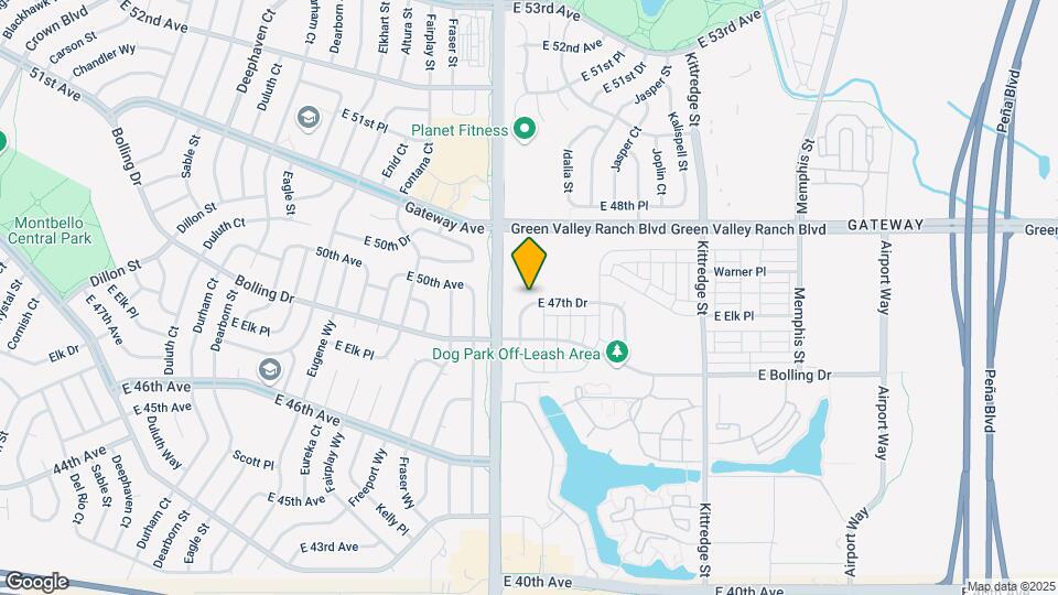 15455 E 47th Dr Map and Location Details