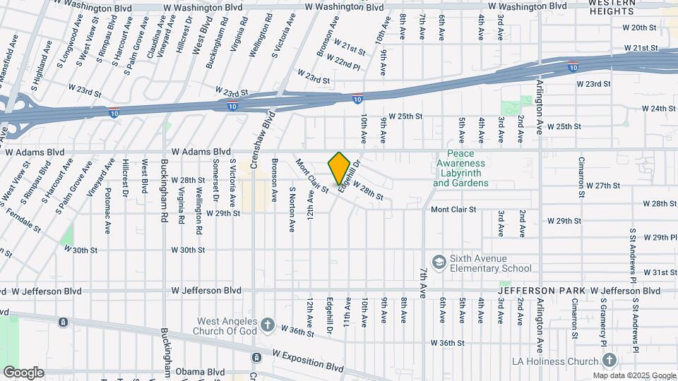 2831 Edgehill Dr Map and Location Details