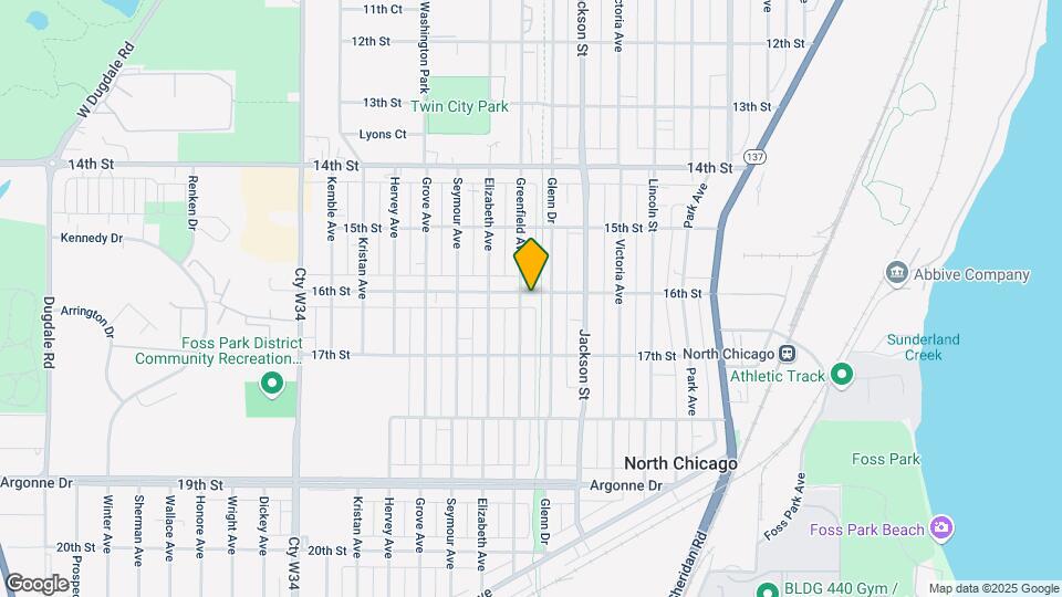 1217 16th St Map and Location Details
