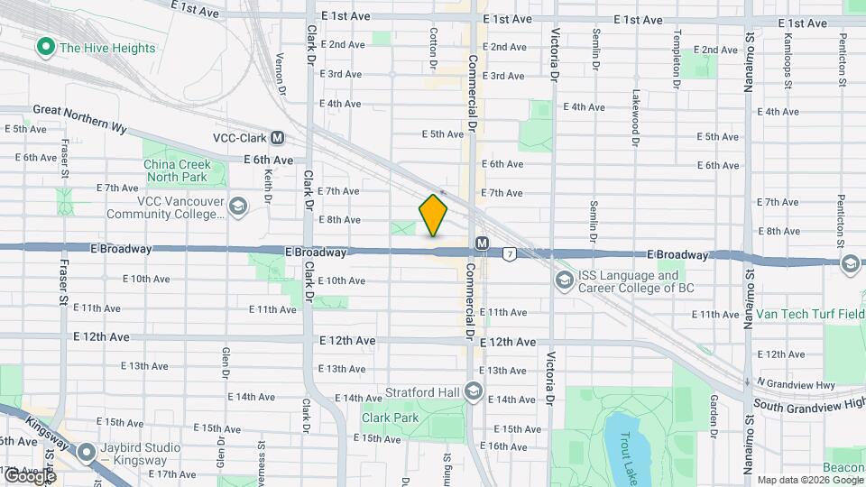 1603 Broadway E Map and Location Details