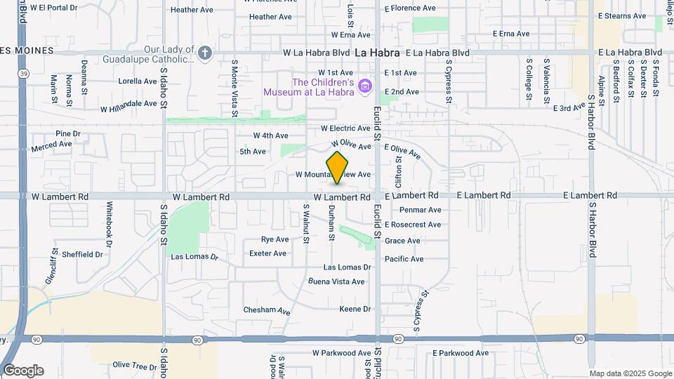321 W Lambert Rd Mapa y Detalles de la Ubicación