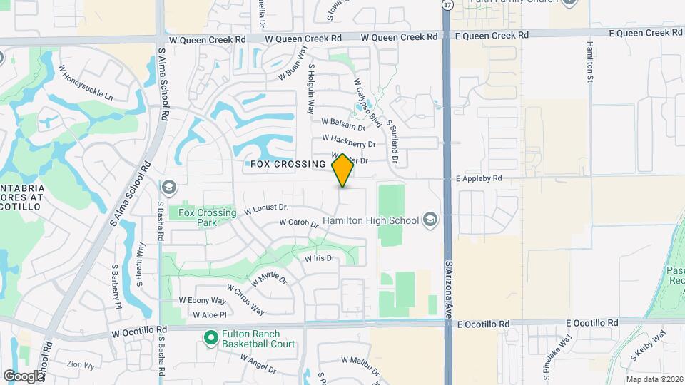 381 W Indigo Dr Map and Location Details